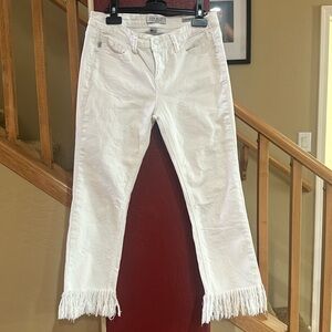 Judy Blue frayed crop jeans